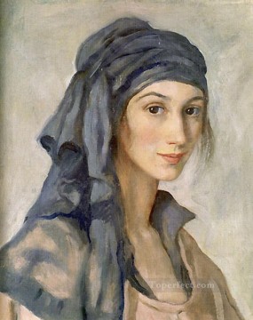 zinaida serebriakova self portrait beautiful woman lady Oil Paintings